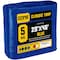 Core Tarps Heavy Duty Tarp, 45 ft x 0.5 mm H x 25 ft W, 5 Mil, Blue, Polyethylene CT-505-25X45 - alternate 1